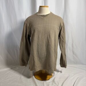 Van Heusen Men's Long Sleeve Tan Shirt